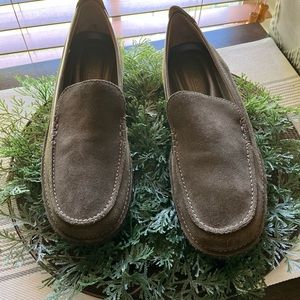 Lands End suede loafers